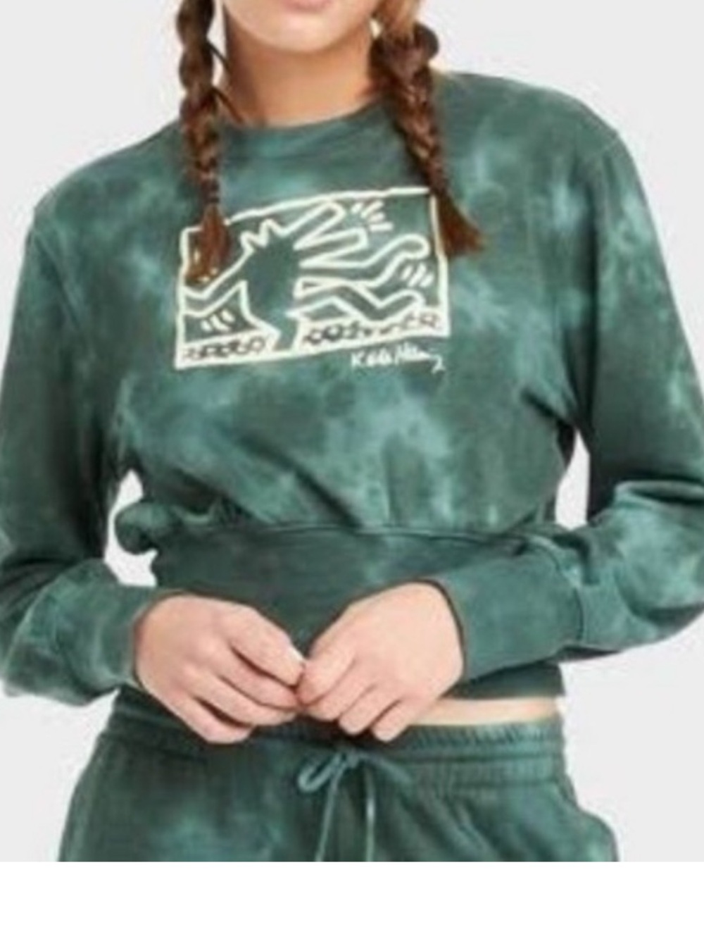 Keith Haring Tie Dye Crewneck Sweatshirt